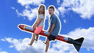 Flying the Ginormous Hydro powered Rocket