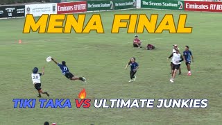 Ultimate Junkies vs Tiki Taka | MENA Ultimate Frisbee Final 2023 | MENA 2023 DUBAI