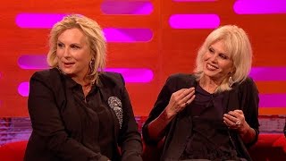 Jennifer Saunders and Joanna Lumley's awkward first meeting - The Graham Norton Show - BBC One