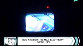 [Balitaan] DOE, nagbigay ng mga electricity saving tips [04|03|14]