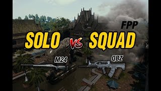 PUBG M : RRQ D2E FPP solo vs squad Sanhok 26 kill M24 \u0026 QBZ