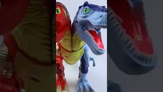 Kids Electric Plastic Double Head Dinosaur RC Robot Toy