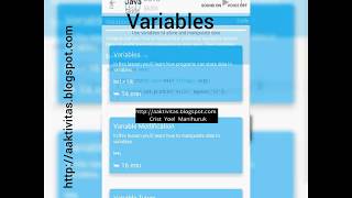 Solution Of Java AIDE 6.Variables