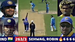 INDIA VS SRI LANKA 2007 4TH ODI Highlights| SEHWAG 42 $ UTHAPPA 52 Destroyed SL | Shocking Batting😱🔥