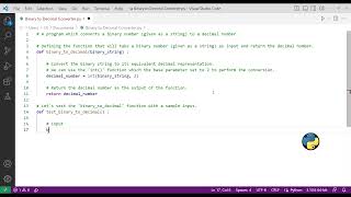 Python Coding Challenge - Easy #8 - Binary to Decimal Converter