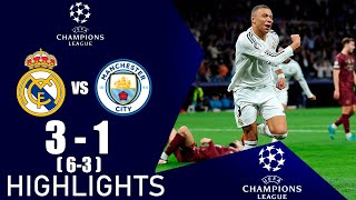 Real Madrid - Manchester City 3-1 MAÇ ÖZETİ | Şampiyonlar Ligi 2024-25