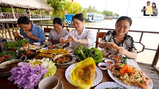 Về Vĩnh Long thu hoạch Củ hủ Dừa Phan Diễm cùng Mẹ và Chị Tư ăn toàn món ngon dân dã Miền Tây
