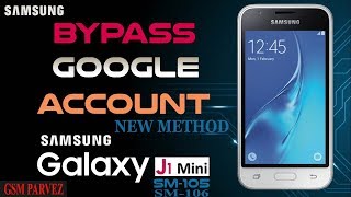 Bypass Google Account Samsung J1 mini SM J105, SM J106 Remove FRP