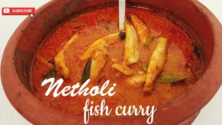 NETHOLI FISH CURRY |  KERALA STYLE FISH CURRY | NETHILI FISH CURRY WITH COCONUT MILK| RABEES KITCHEN