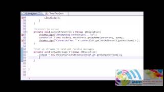 Intermediate Java Tutorial 53 Setting Up the Client Streams
