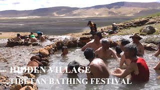 Tibetan lifestyle, Annual bathing festival begins when Venus rises.  The most authentic Tibet China.