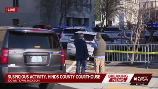 'Suspicious activity' under investigation at Hinds County courthouses