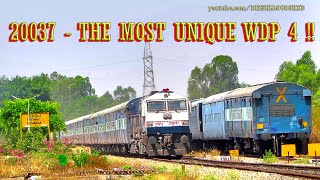 THE MOST UNIQUE WDP 4 !! 20037 of KRISHNARAJAPURAM | Diesel Loco Shed, Indian Railways