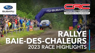 2023 Rallye Baie-des-Chaleurs - Race Highlights | Canadian Rally Championship (CRC)