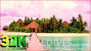 Maldives 32K ULTRA HD 240fps Dolby Vision - with Relaxing Music [Your Love]
