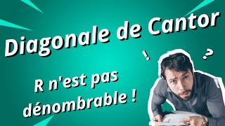 Diagonale de Cantor : montrer que R n'est pas dénombrable - Grand Oral