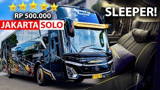 Semeru Trans Suite Class Jakarta - Solo!🇮🇩 -Luxury  Sleeper Bus Indonesia!