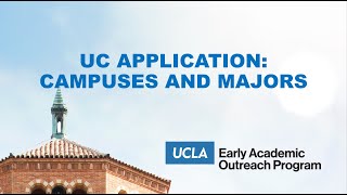 UC Application Self-Check/Tutorial: 3. Campuses and Majors
