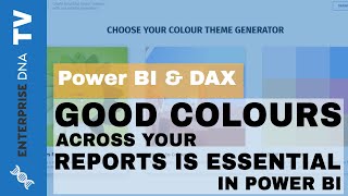 Why Using Good Colours Across Your Reports Is Essential In Power BI