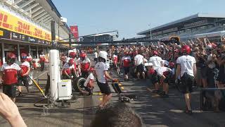 Alfa Romeo Sauber Pit Training German 2018
