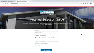 Antenna Selection Guide - Find the best digital TV antenna for your area