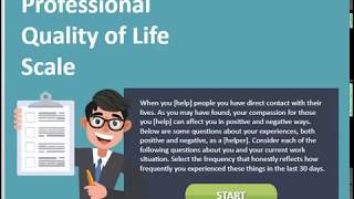 E-learning Demo: Professional Quality of Life Scale (PROQOL)