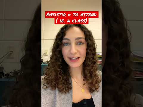 What is an example of a false cognate?