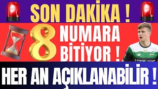 Son Dakika ! 8 Numara Bitiyor ! Her an Açıklanabilir !