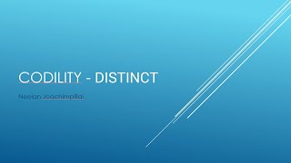 Codility - Distinct (JavaScript)