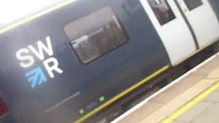 That Is a SWR Train Class 450120 And 450124 In Fratton