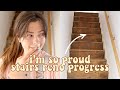 HOME VLOG - PROUD STAIRS PROGRESS + A DISNEY PIXAR COOKALONG | Lucy Wood