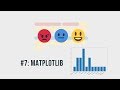 Sentiment Analysis Python - 7 -  Emotions in a Graph using Matplotlib (NLP)
