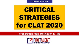 Critical Strategies for CLAT 2020 in Last Few Days