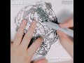 メイキング ボールパイソンの切り絵 a making of paper cut art