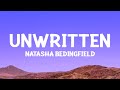 @natashabedingfield  - Unwritten (Lyrics)