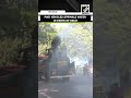 Delhi Pollution: PWD vehicles sprinkle water in parts of National Capital