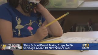 Maryland School Board taking steps to fix teacher shortage ahead of new school year