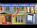 aluminium window installation guide l aluminium modular sliding window l arch wali window