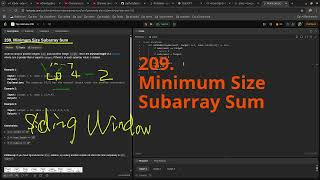 Leetcode MEDIUM Problem 209. Minimum Size Subarray Sum | DevOps Python Practice