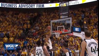Donovan Mitchell & Rudy Gobert Connect For Game-Sealing Oop
