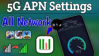 Secret APN Settings Upgrade 4G to 5G on any Network 2025