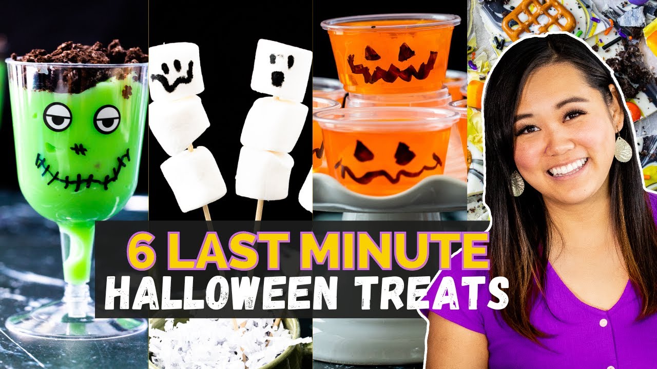 6 Of THE Easiest Last Minute Halloween Treats 🎃 - YouTube