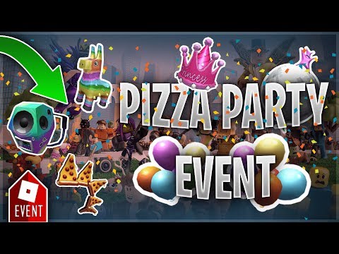 How To Get All New Event Items Guide Roblox Pizza Party - 
