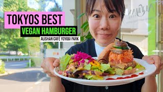 Tokyo's Top Vegan Burger Spot 🍔 Alishan Cafe Yoyogi Park