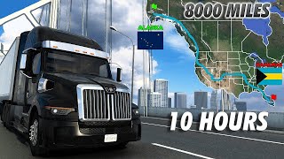 ATS Longest Delivery (Bahamas to Alaska) | American Truck Simulator