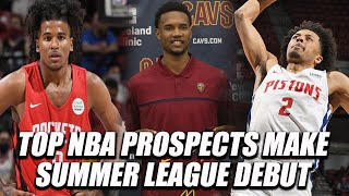 The Top NBA Prospects Make Summer League Debut! Cade Cunningham, Jalen Green, Evan Mobley