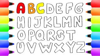 Learn LETTERS for Kids How to Draw ABC & All the Letters of the Alphabet!