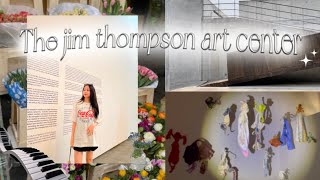 Vlog | 🎞พาไปเดินเล่นที่ The jim thomson art center ; มุมถ่ายรูปเยอะ, นิทรรศการศิลปะ | DONUT CHANNEL