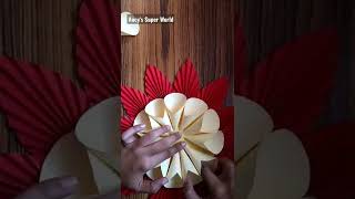 Beautiful Paper Flower Wall Hanging | WallHanging Ideas | Paper Craft | Room Decor DIY