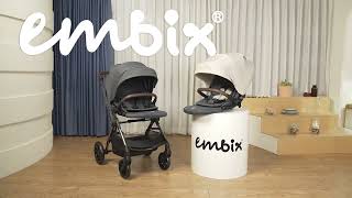 EMBIX Aquira อคิระ | รถเข็นสำหรับเด็กแรกเกิด second-pad และ reversible seat พับได้ทั้งหันเข้าและออก